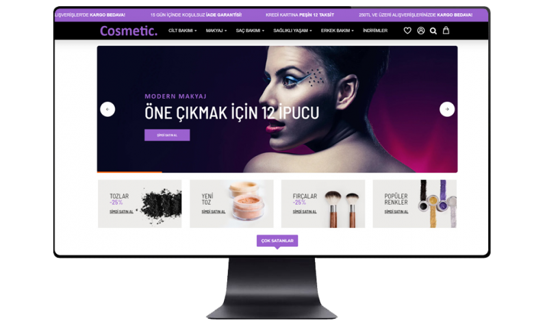 Opencart Kozmetik E-ticaret Paketi Opencart Kozmetik E-ticaret Paketi