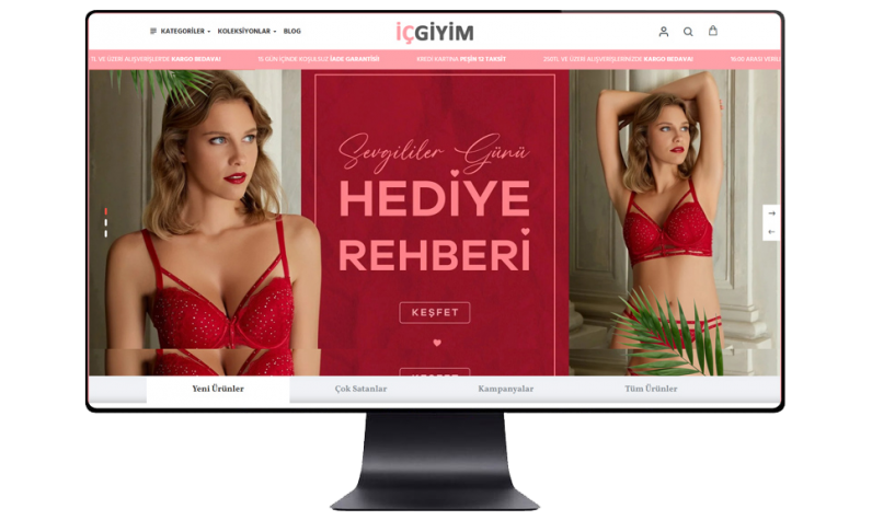 Opencart İç Giyim E-ticaret Paketi Opencart İç Giyim E-ticaret Paketi