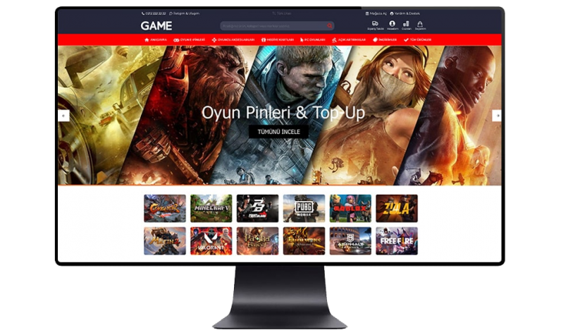 Opencart Oyuncu E-ticaret Paketi Opencart Oyuncu E-ticaret Paketi